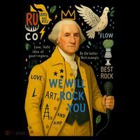 George Washington Pop Art Bucket Hat thumb 4