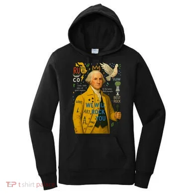 George Washington Pop Art Women's Hoodie