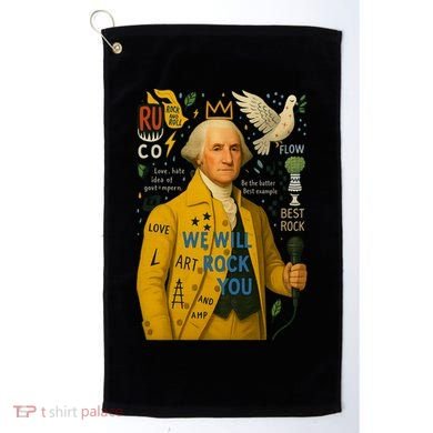 George Washington Pop Art Golf Towel
