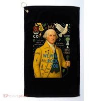 George Washington Pop Art Golf Towel thumb 0