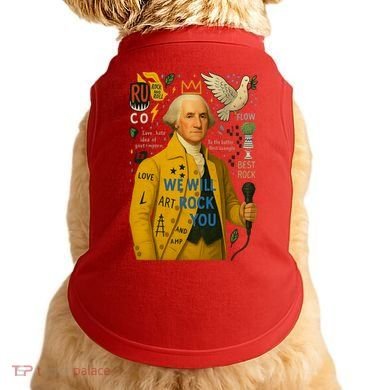 George Washington Pop Art Doggie Tank