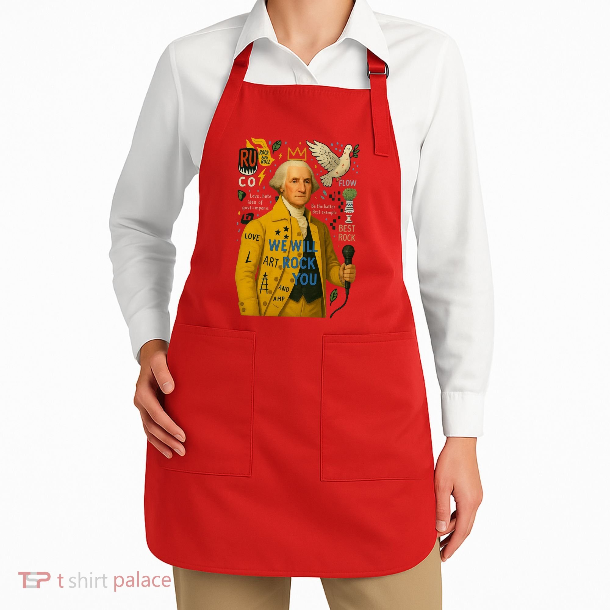 George Washington Pop Art Apron