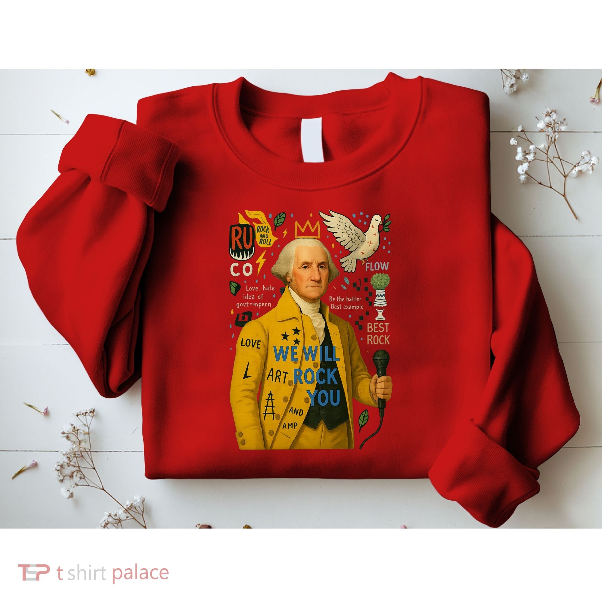 George Washington Pop Art Sweatshirt