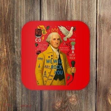 George Washington Pop Art Coaster