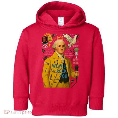 George Washington Pop Art Toddler Hoodie