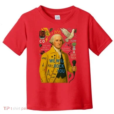 George Washington Pop Art Toddler T-Shirt