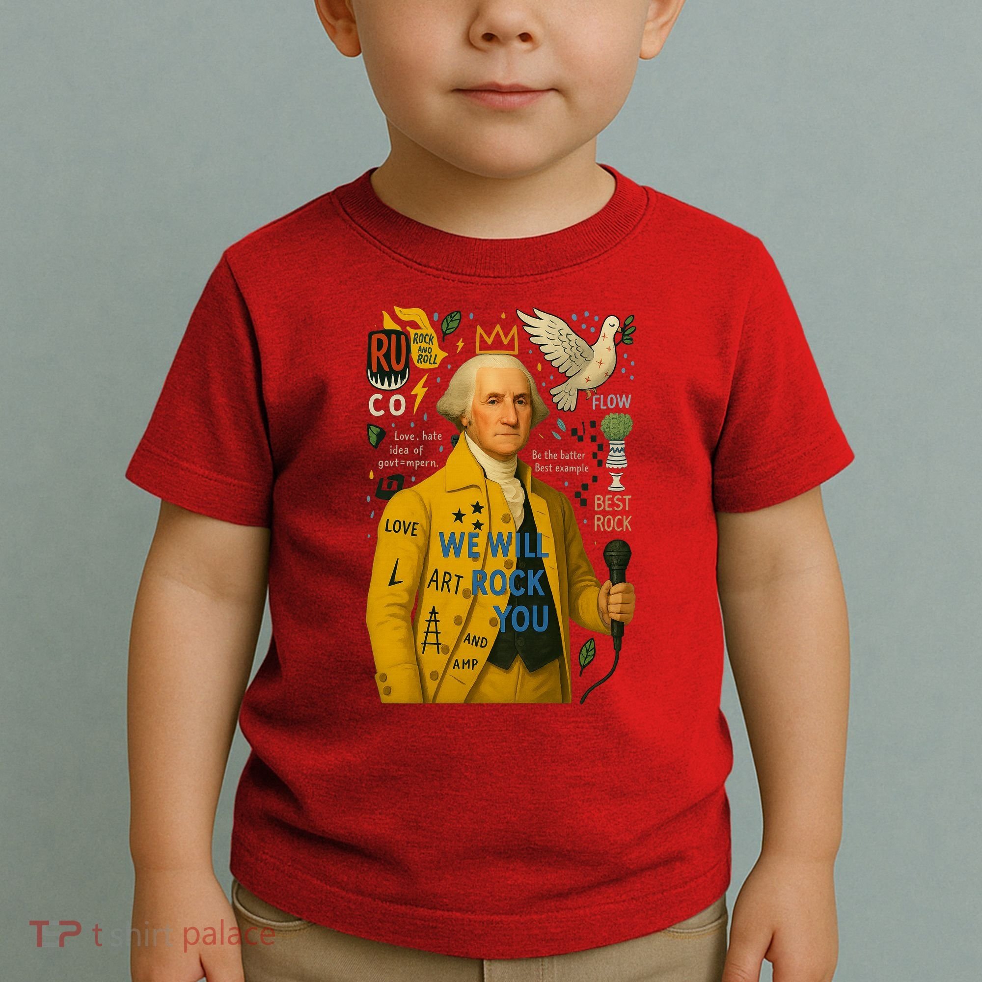 George Washington Pop Art Toddler T-Shirt