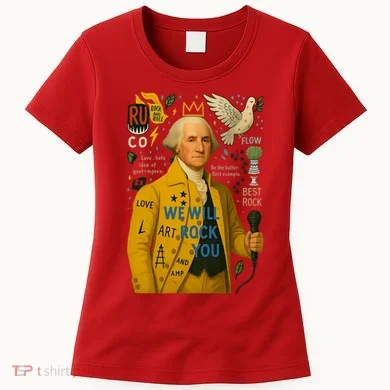 George Washington Pop Art Women's T-Shirt