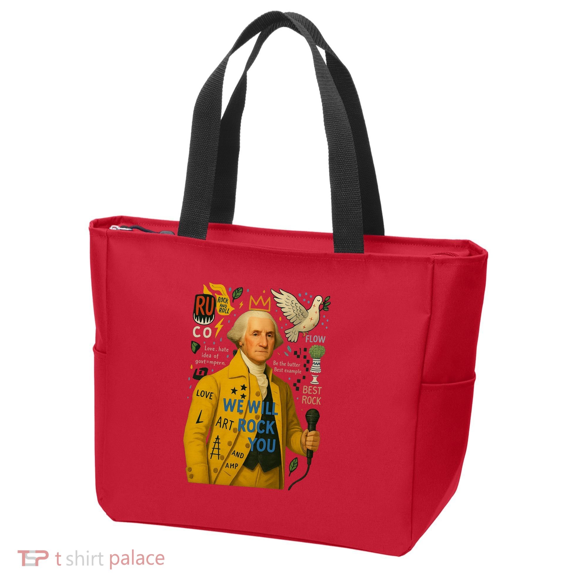 George Washington Pop Art Tote Bag