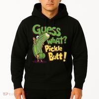 Guess What Pickle Butt! Funny Cucumber Meme Pickle Joke Hoodie thumb 2