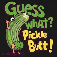 Guess What Pickle Butt! Funny Cucumber Meme Pickle Joke Women's Tank Top thumb 5
