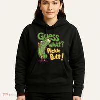 Guess What Pickle Butt! Funny Cucumber Meme Pickle Joke Hoodie thumb 5