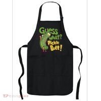 Guess What Pickle Butt! Funny Cucumber Meme Pickle Joke Apron thumb 0