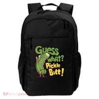 Guess What Pickle Butt! Funny Cucumber Meme Pickle Joke Backpack thumb 0
