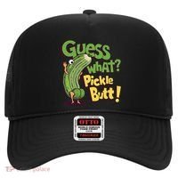 Guess What Pickle Butt! Funny Cucumber Meme Pickle Joke Hat thumb 0