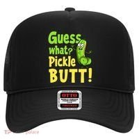 Guess What Pickle Butt! Funny Cucumber Meme Pickle Joke Hat thumb 0