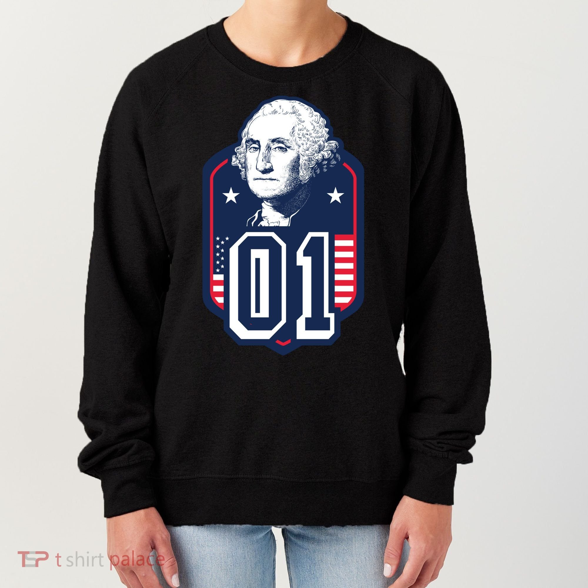 George Washington President Number 1 American Gift Women's Sweatshirt