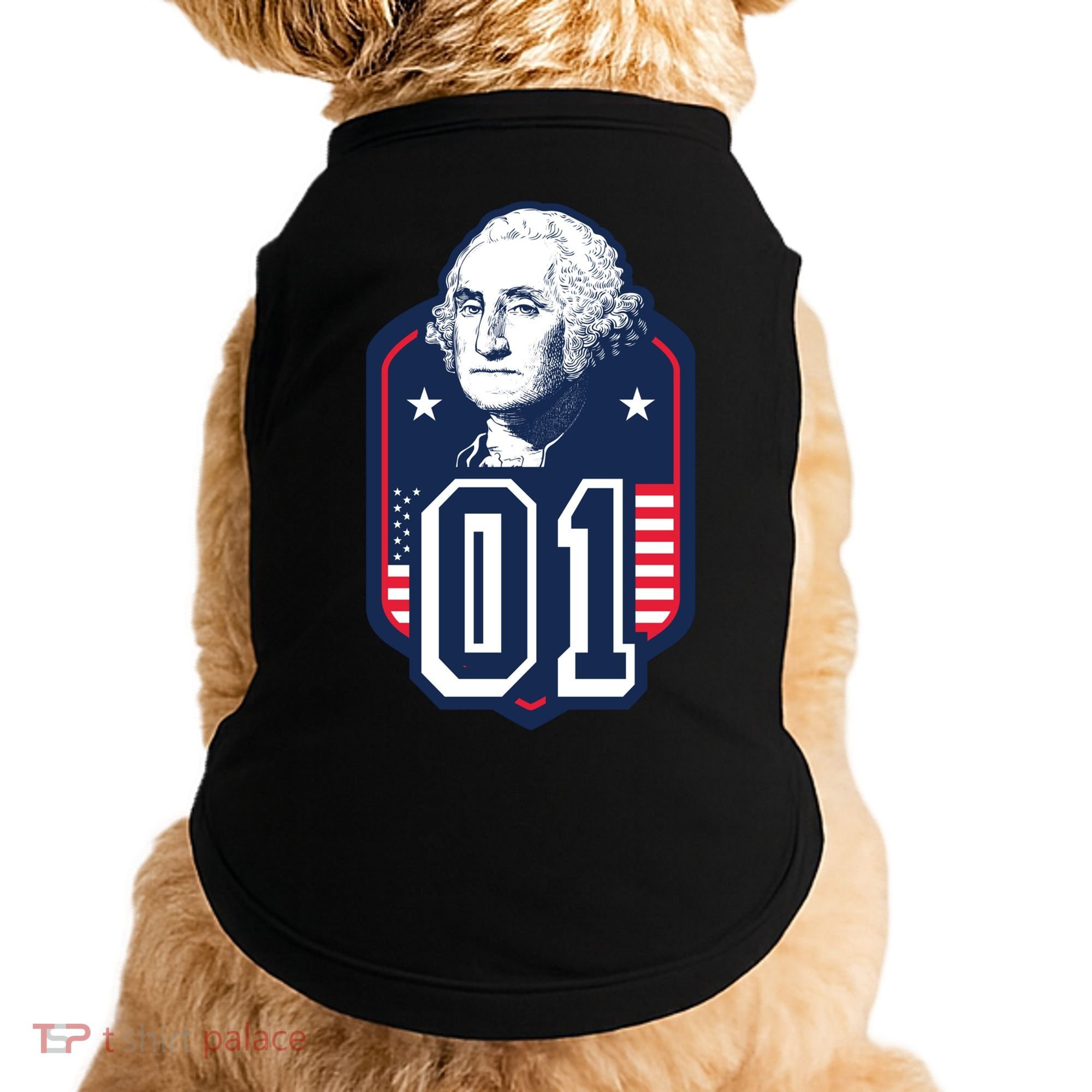 George Washington President Number 1 American Gift Doggie Tank