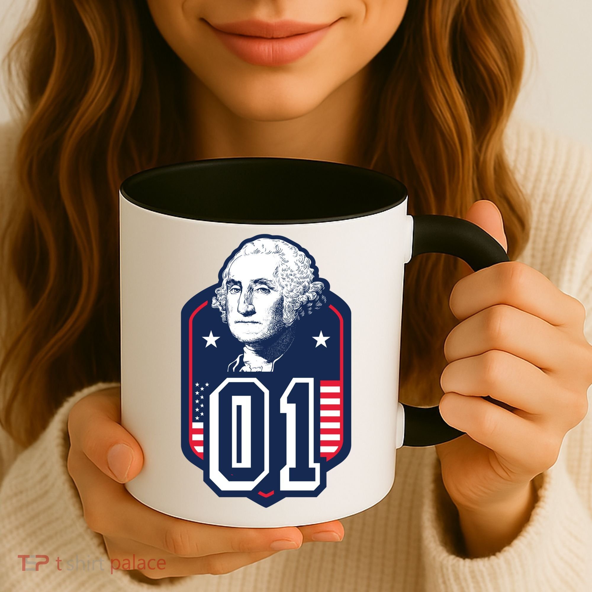 George Washington President Number 1 American Gift Coffee Mug