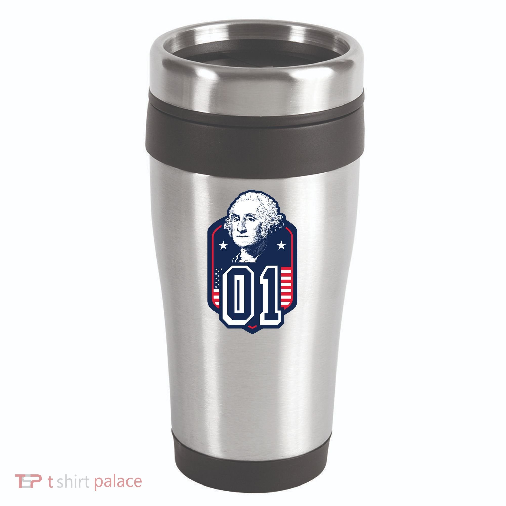 George Washington President Number 1 American Gift 16oz Travel Tumbler