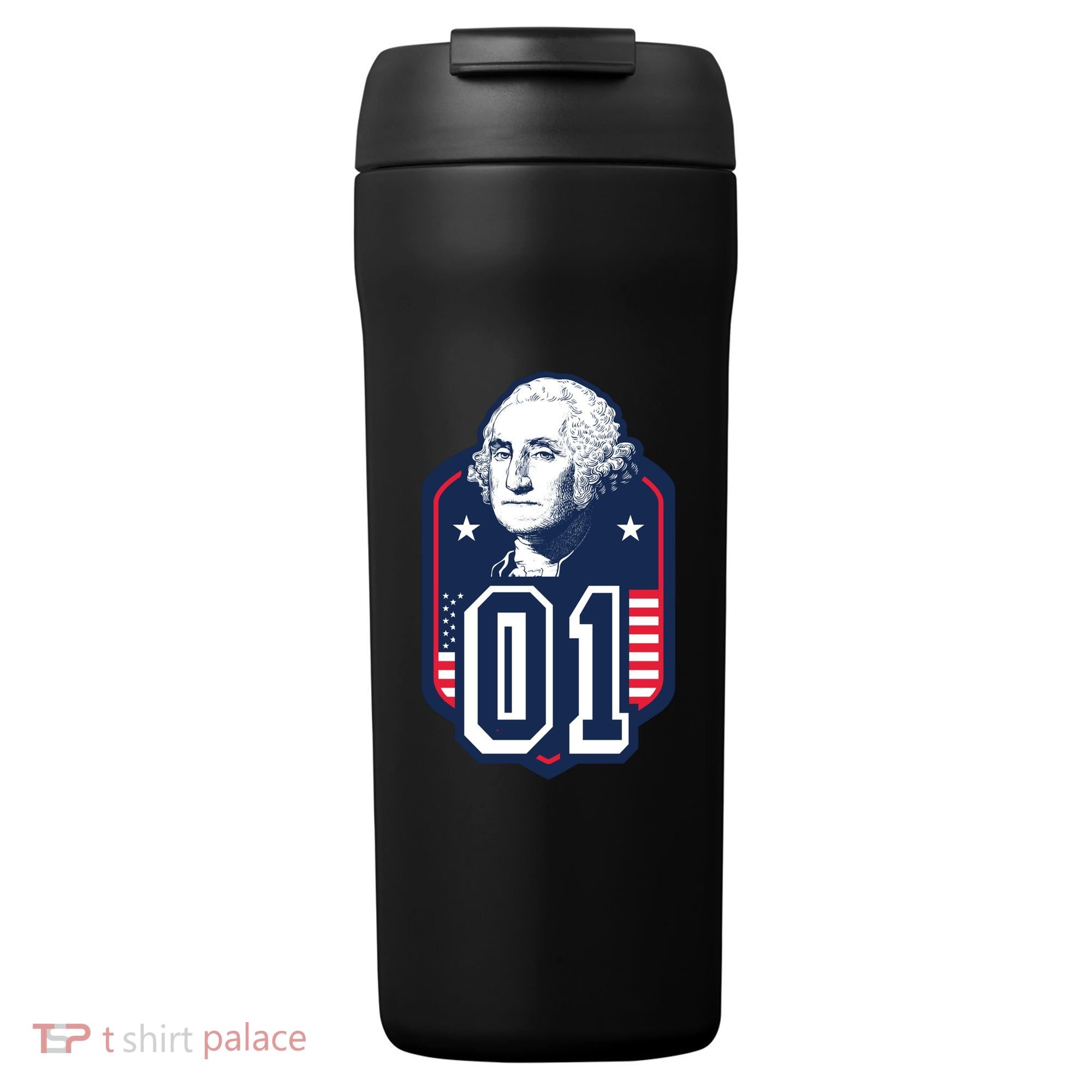 George Washington President Number 1 American Gift 24oz Duet Stainless Steel Tumbler