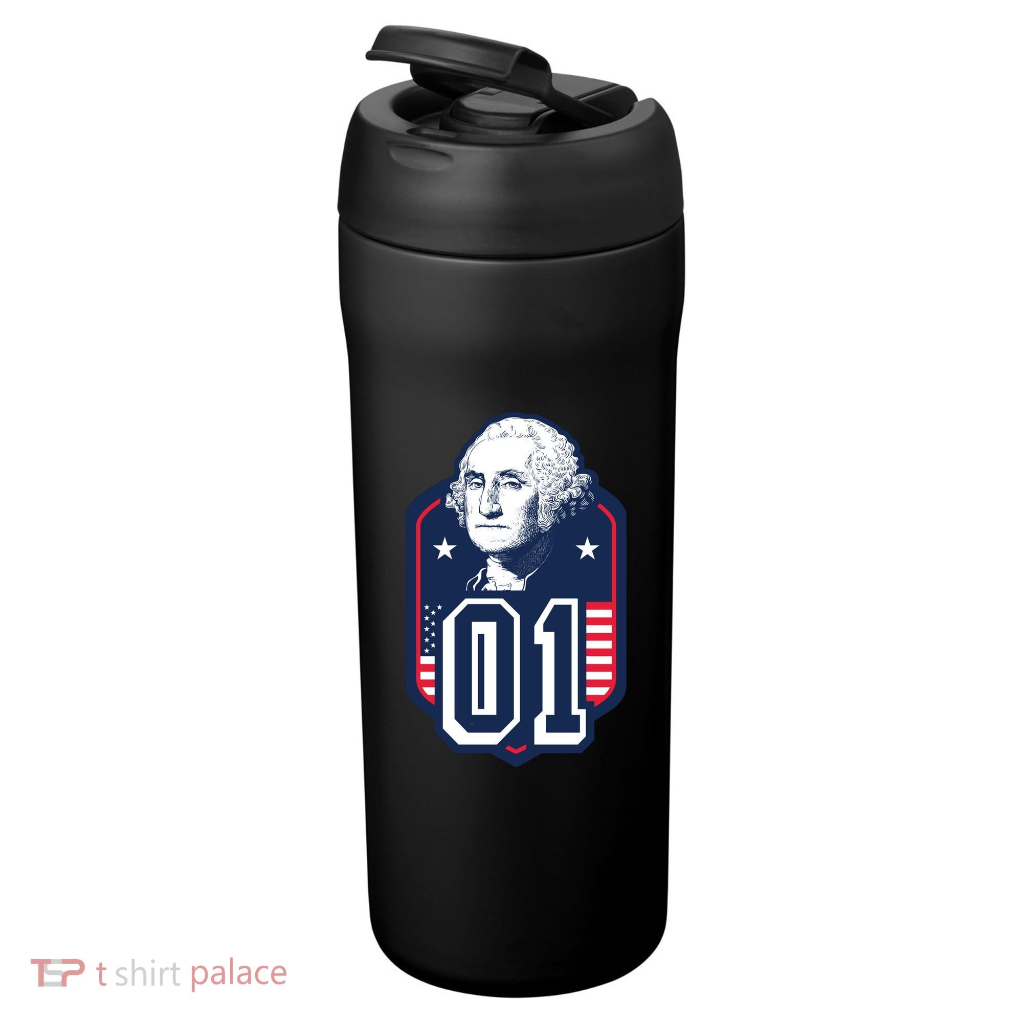 George Washington President Number 1 American Gift 24oz Duet Stainless Steel Tumbler