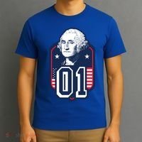 George Washington President Number 1 American Gift T-Shirt thumb 3