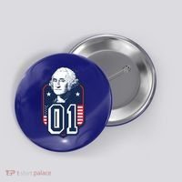 George Washington President Number 1 American Gift Button thumb 0