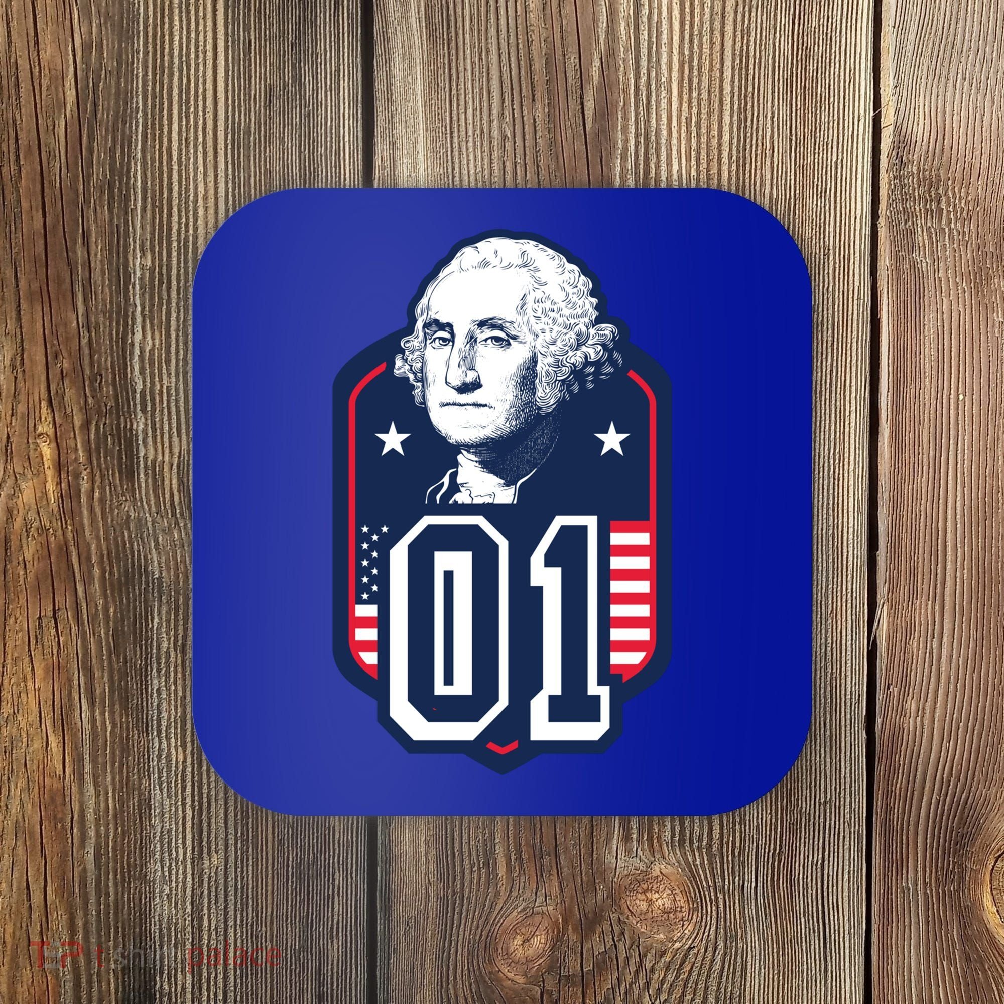 George Washington President Number 1 American Gift Coaster