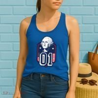 George Washington President Number 1 American Gift Women's Tank Top thumb 2