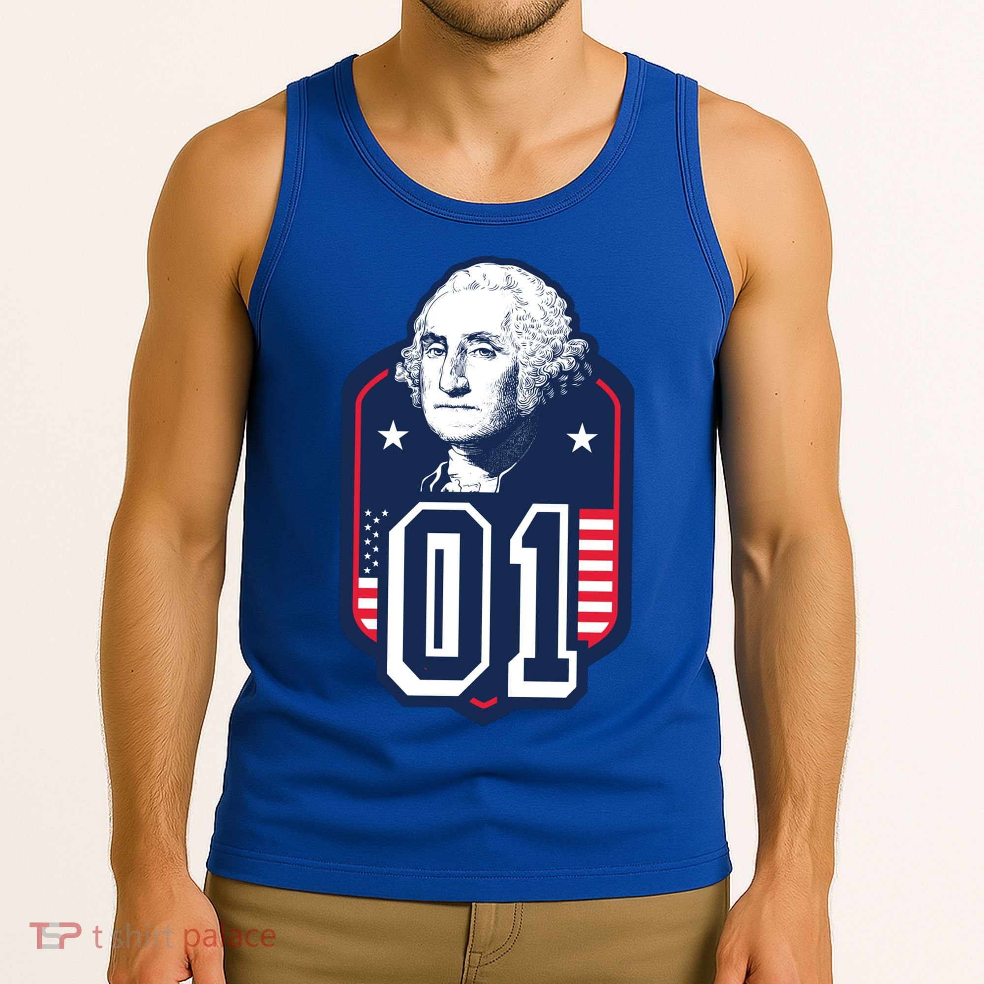 George Washington President Number 1 American Gift Tank Top