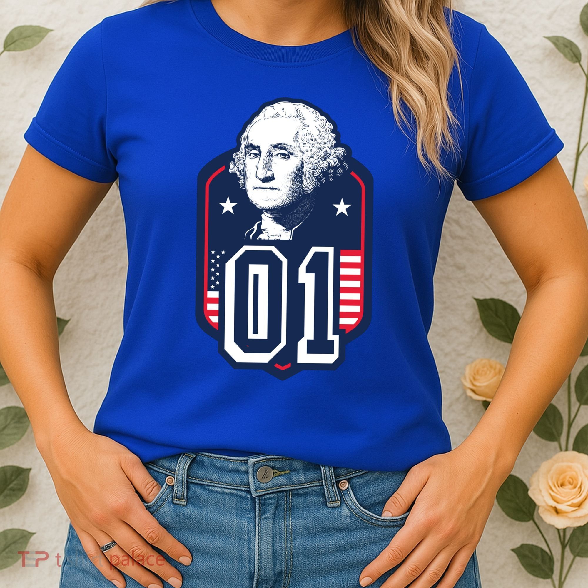 George Washington President Number 1 American Gift Women's T-Shirt
