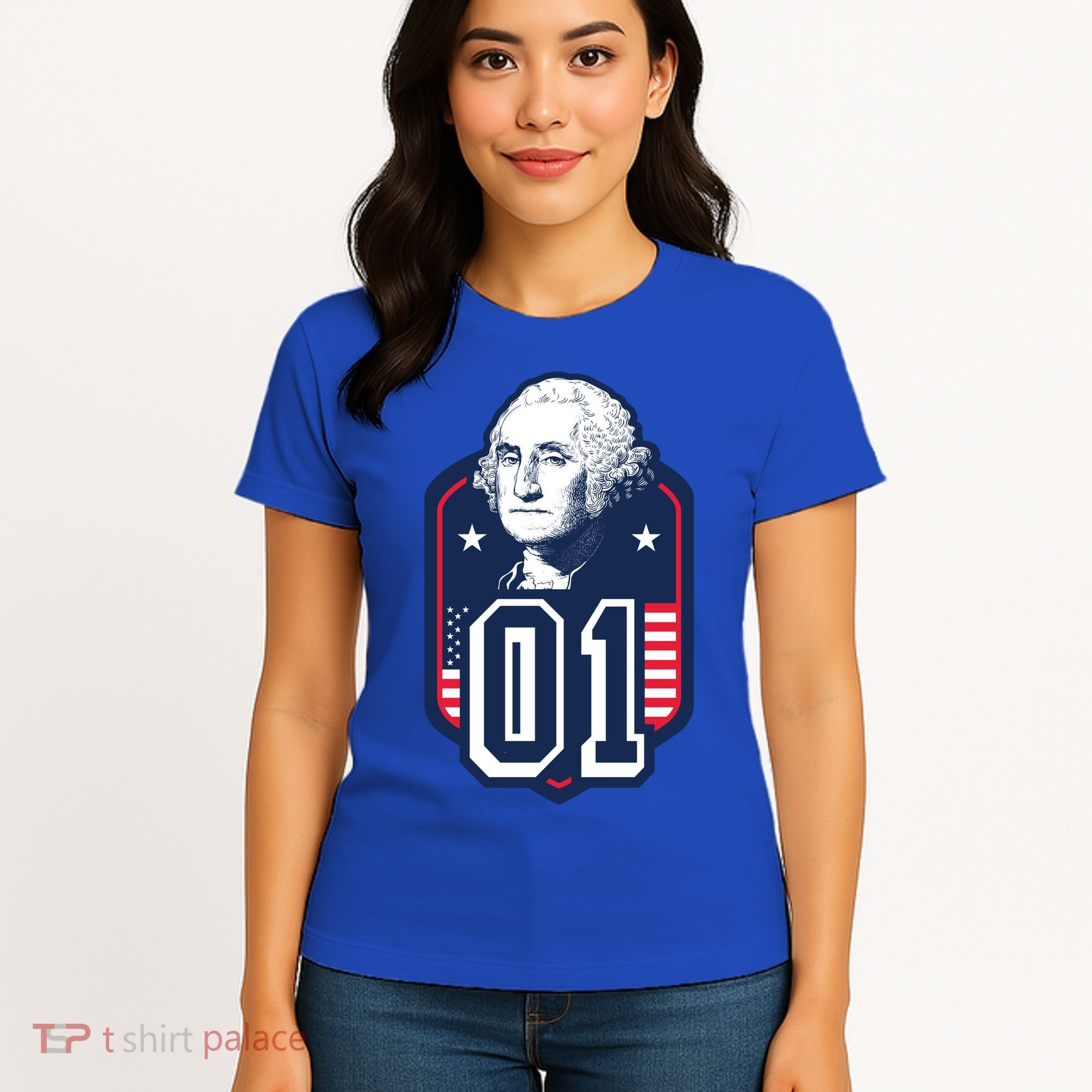 George Washington President Number 1 American Gift Women's T-Shirt