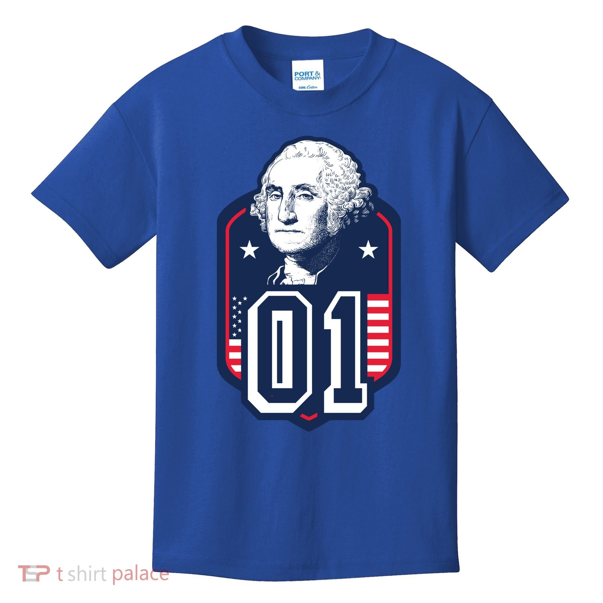 George Washington President Number 1 American Gift Kids T-Shirt