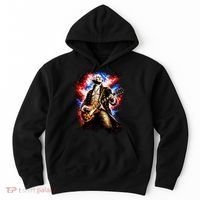 George Washington Playing Guitar Hoodie thumb 0
