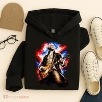 George Washington Playing Guitar Hoodie thumb 4