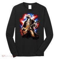 George Washington Playing Guitar Long Sleeve Shirt thumb 0