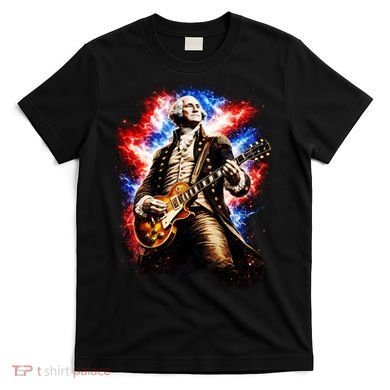 George Washington Playing Guitar T-Shirt