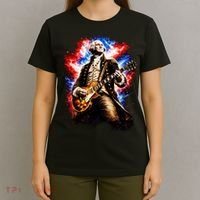 George Washington Playing Guitar T-Shirt thumb 4