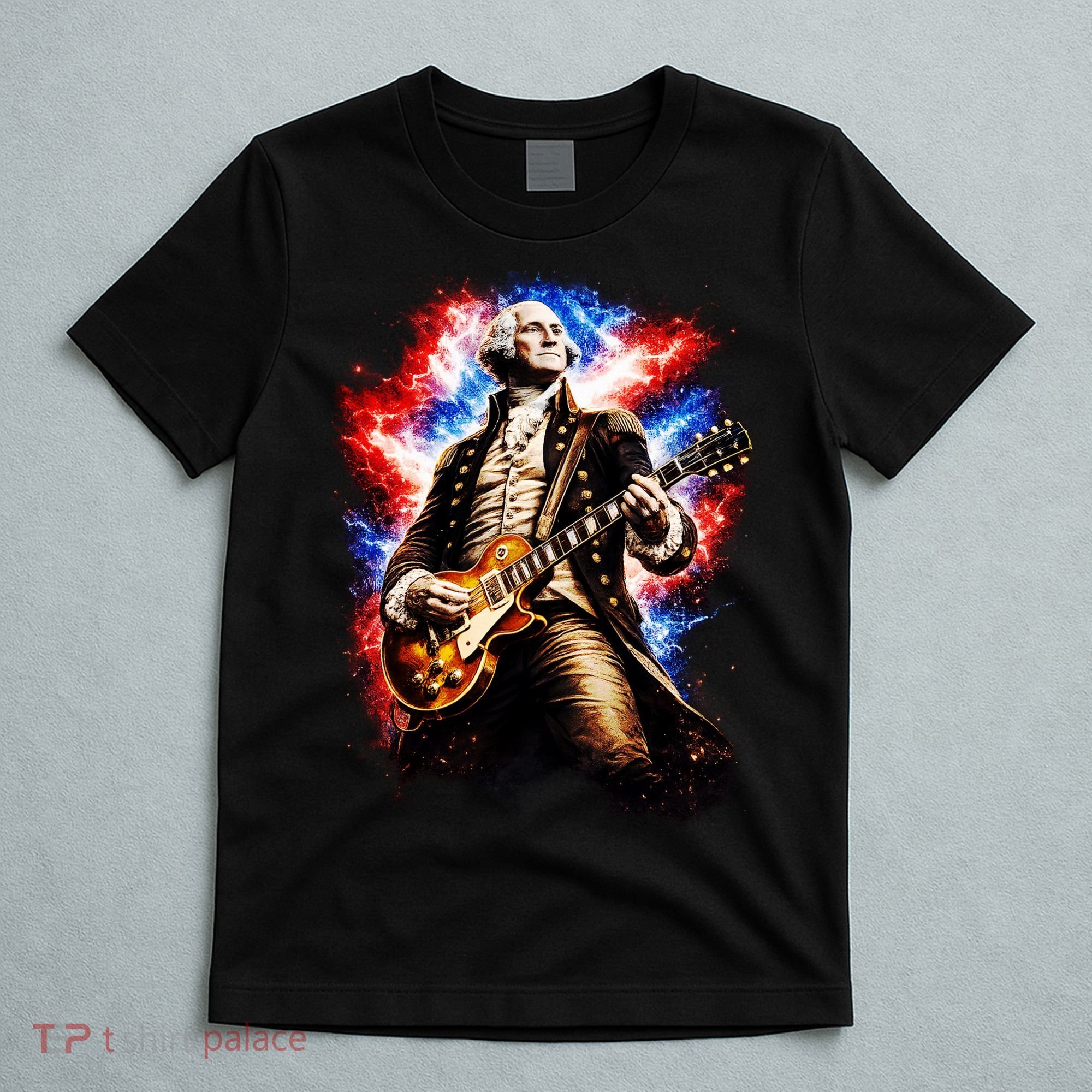 George Washington Playing Guitar T-Shirt