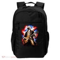 George Washington Playing Guitar Backpack thumb 0