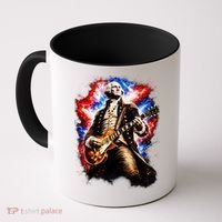 George Washington Playing Guitar Coffee Mug thumb 0