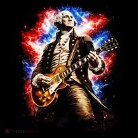 George Washington Playing Guitar Coffee Mug thumb 5