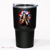 George Washington Playing Guitar Tumbler thumb 0