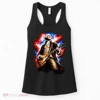George Washington Playing Guitar Women's Tank Top thumb 0