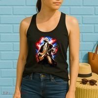 George Washington Playing Guitar Women's Tank Top thumb 2