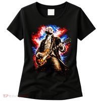 George Washington Playing Guitar Women's T-Shirt thumb 0