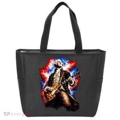 George Washington Playing Guitar Tote Bag