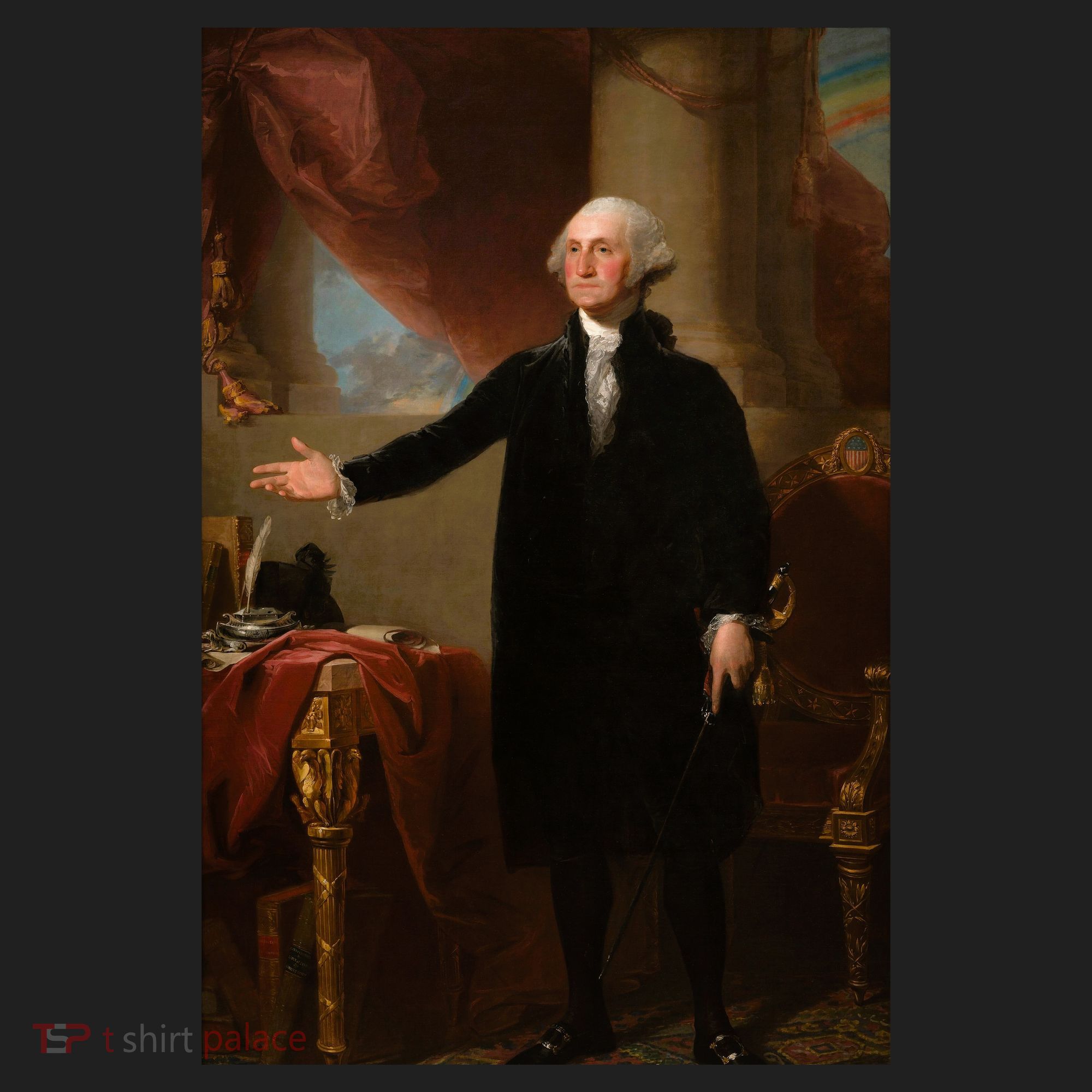 George Washington Portrait Women's Sweatshirt