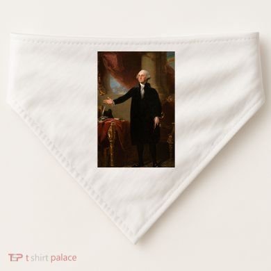 George Washington Portrait USA-Made Doggie Bandana